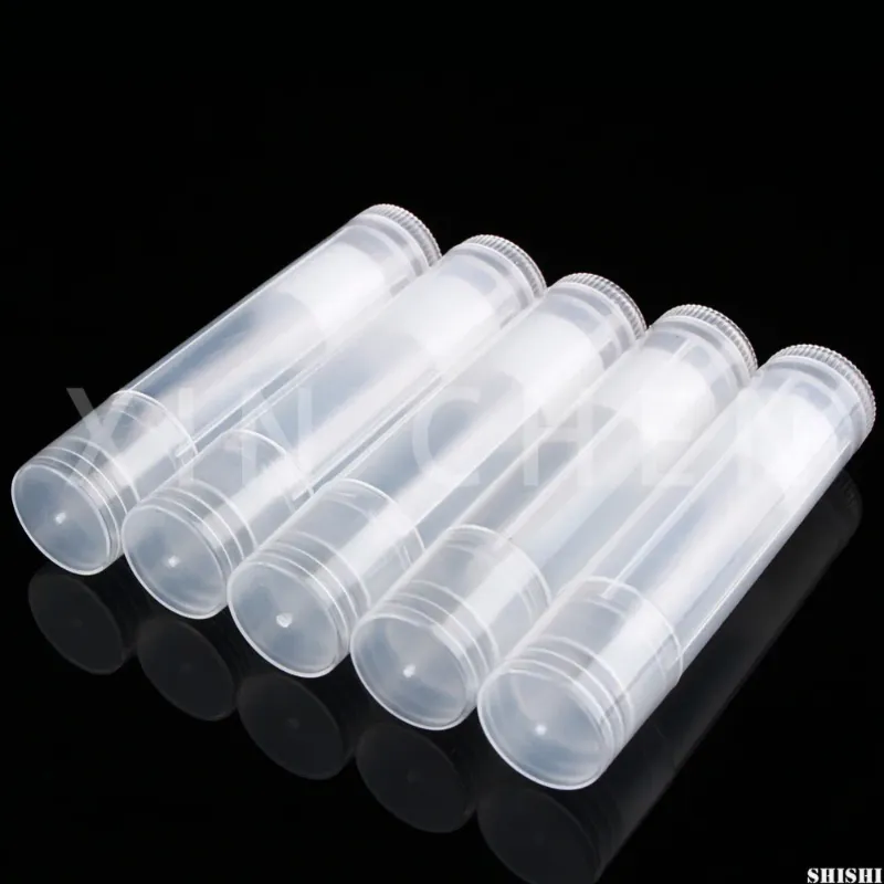 10pcs x 5 ml plastikowy zwierzak przezroczysty