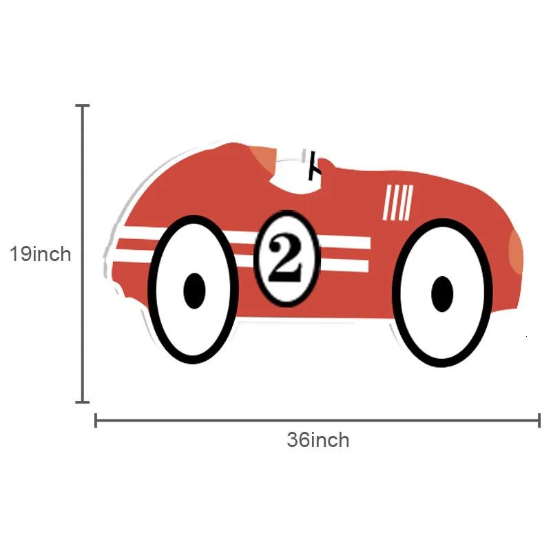 Voiture Rouge 36 pouces No2