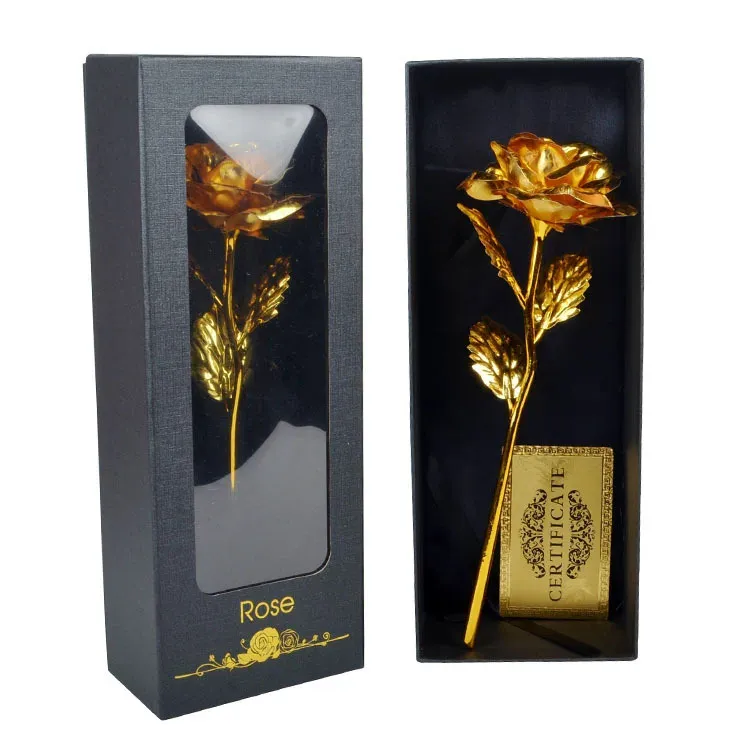 Black box gold rose