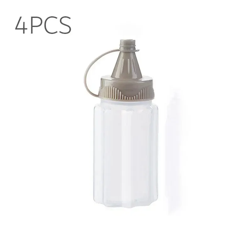 4pcs Flasche grau