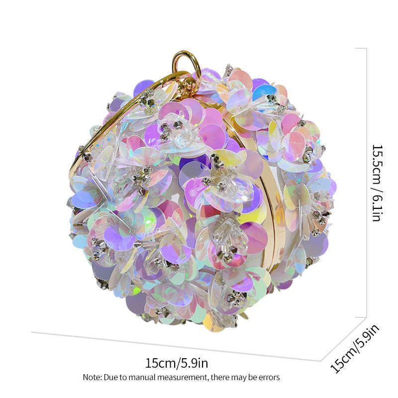 Colorful Flower Ball Bag