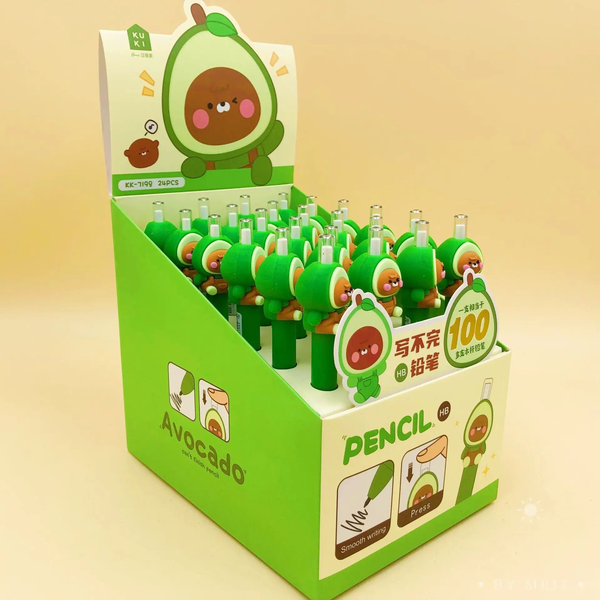 Colore: 24pcs Avocados