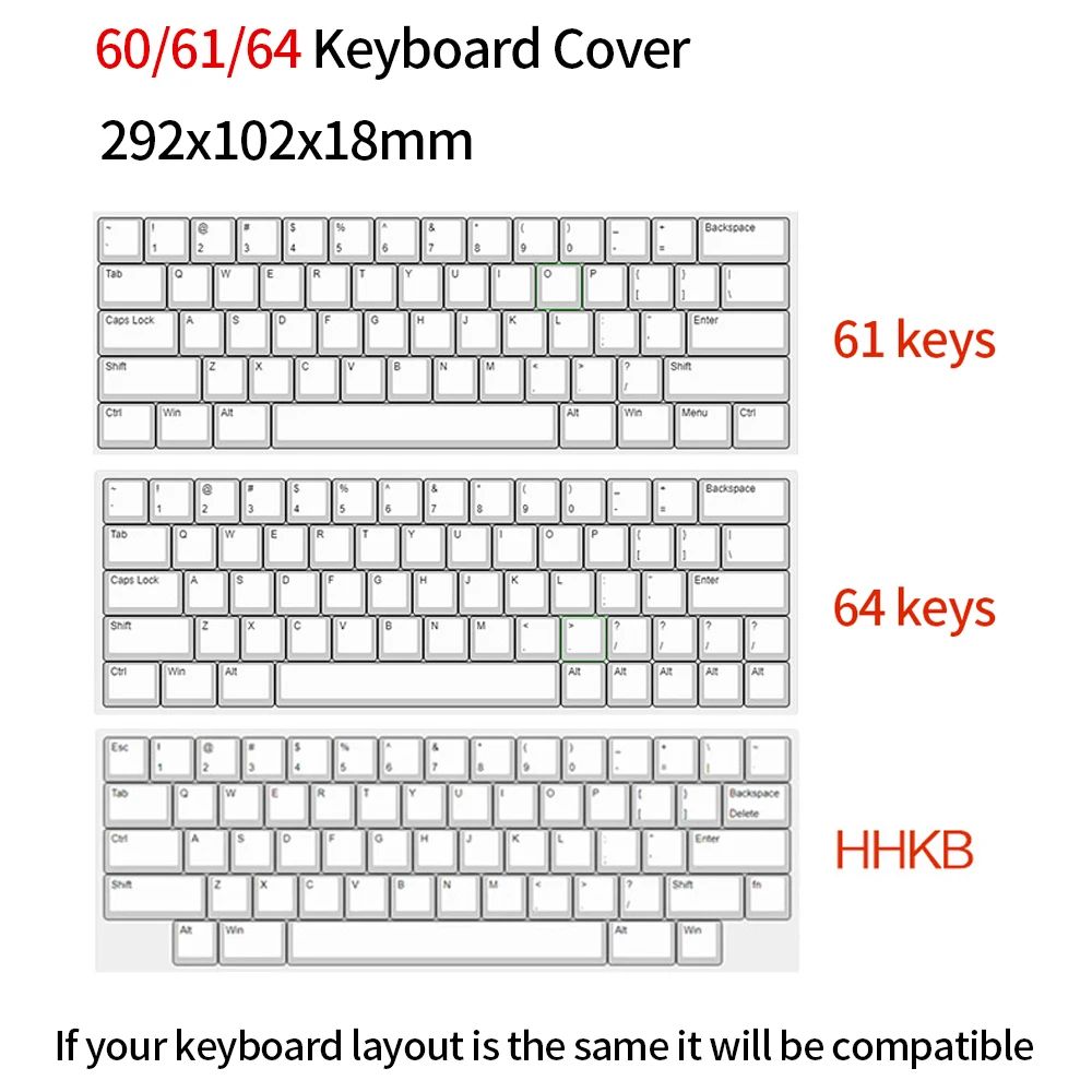 60 keys 292x102x18mm