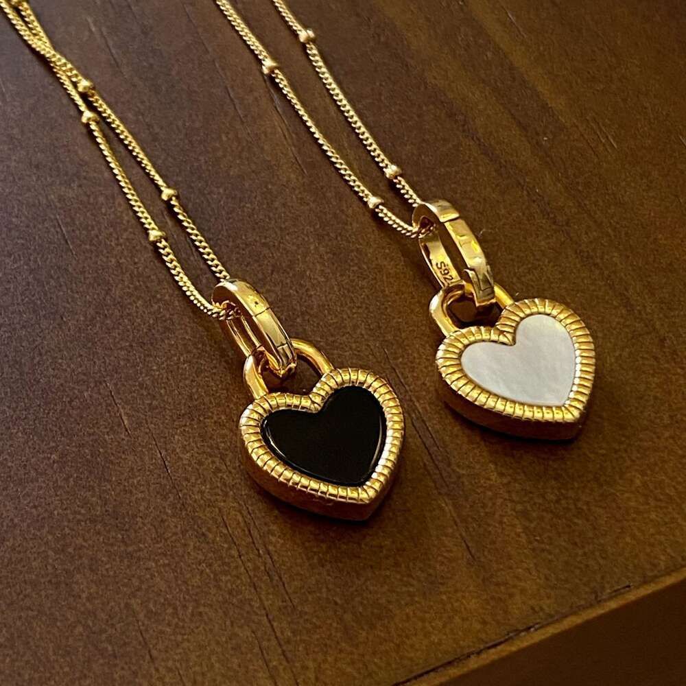 817 Black and White Love Necklace