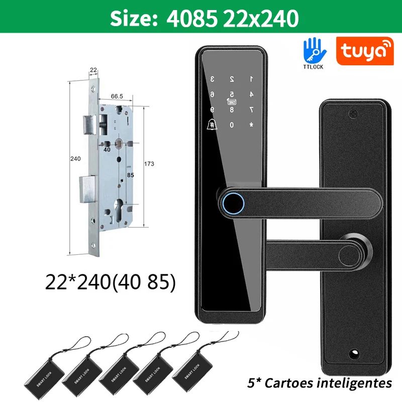 Color:4085Mortise Lock Size:TUYA