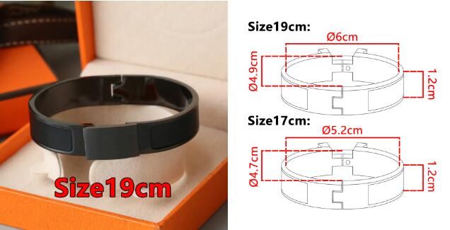 H svart armband 19 cm