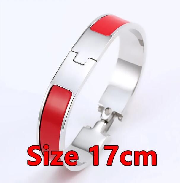 Silverröd armband 17 cm