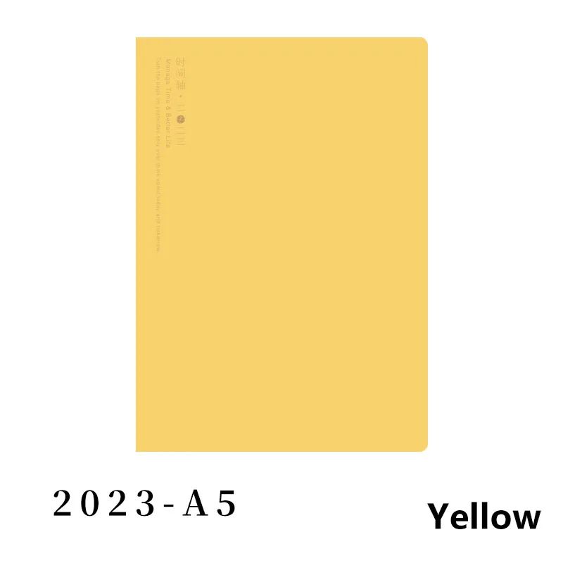 Couleur: YellowSize: A5