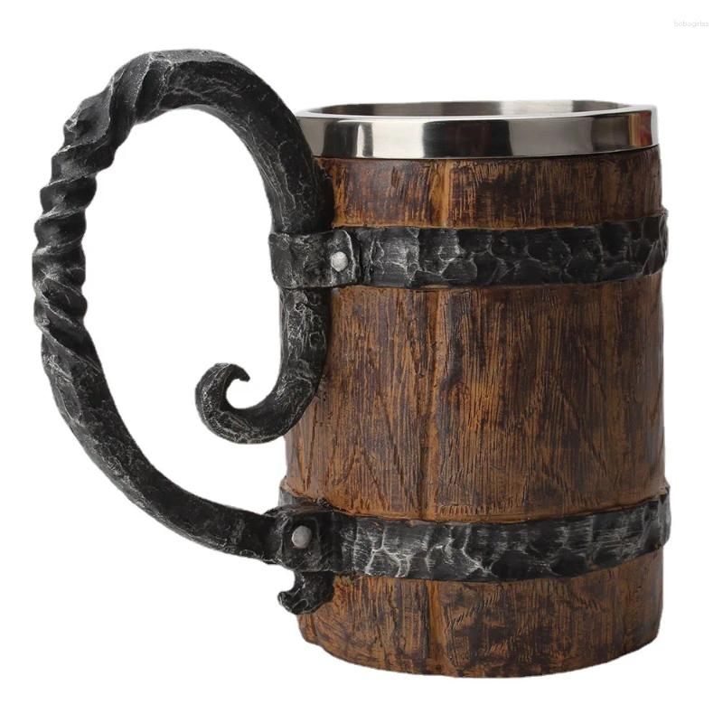 Wooden barrel cup