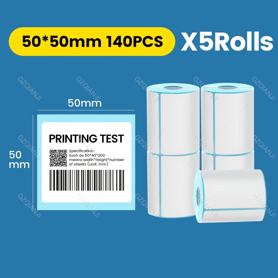 Farbe: 5Rolls 50x50mm140pcs