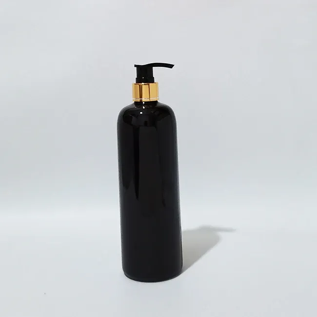 500 ml di plastica nero oro nero