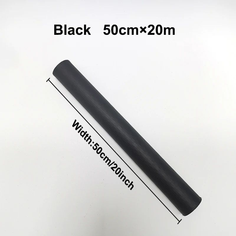 Color:Black 50cmx20m