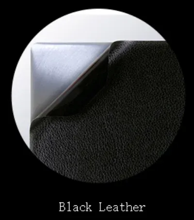 Color:Black leather