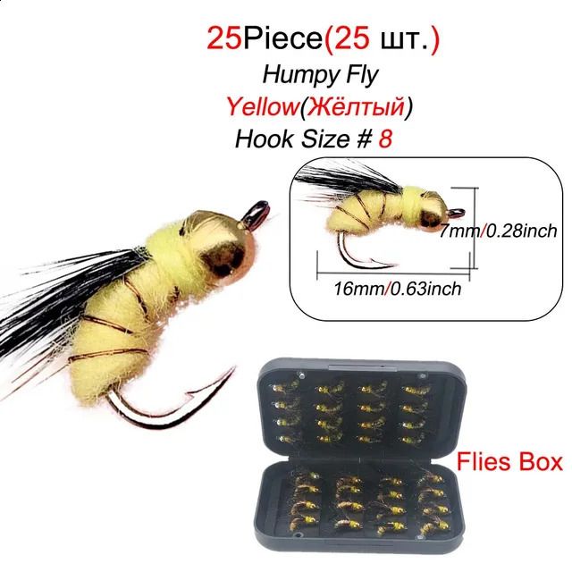 25pcs-with Flies Box