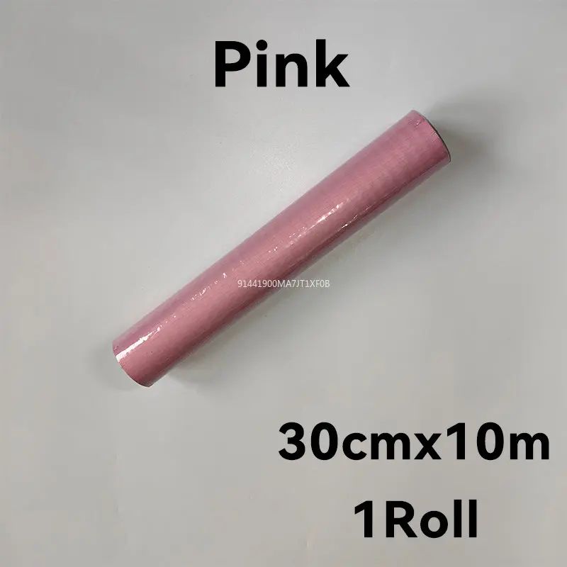 اللون: Pink 30cmx10m 1Roll