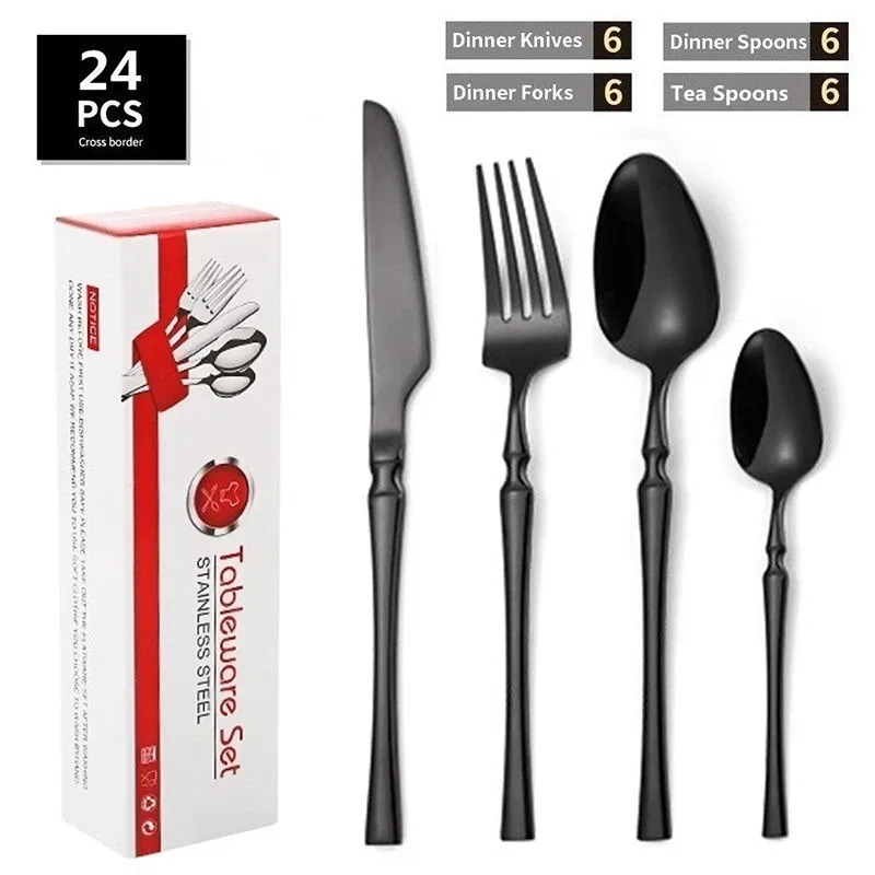 Black 24-piece set