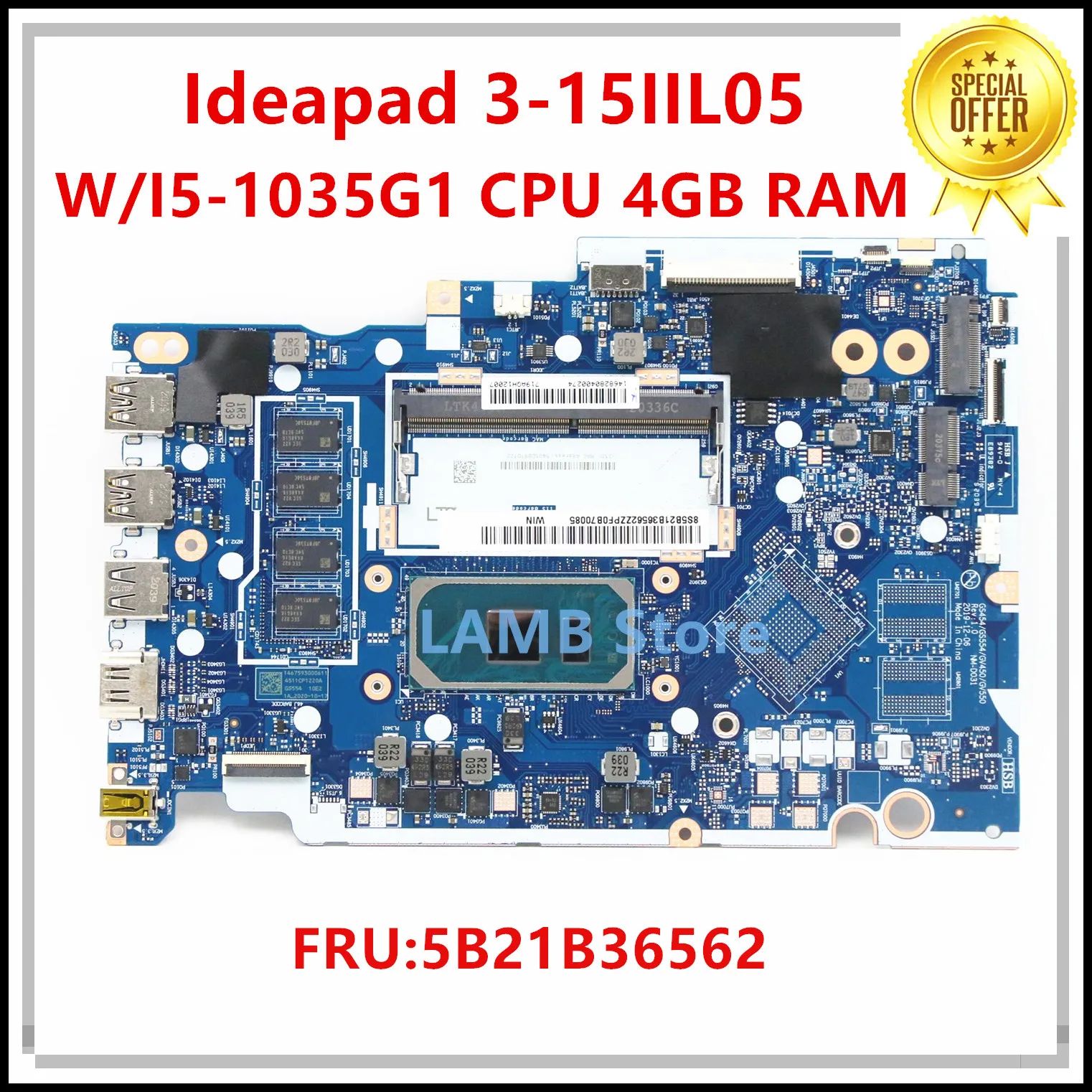 Configuração: I5-1035G1 CPU