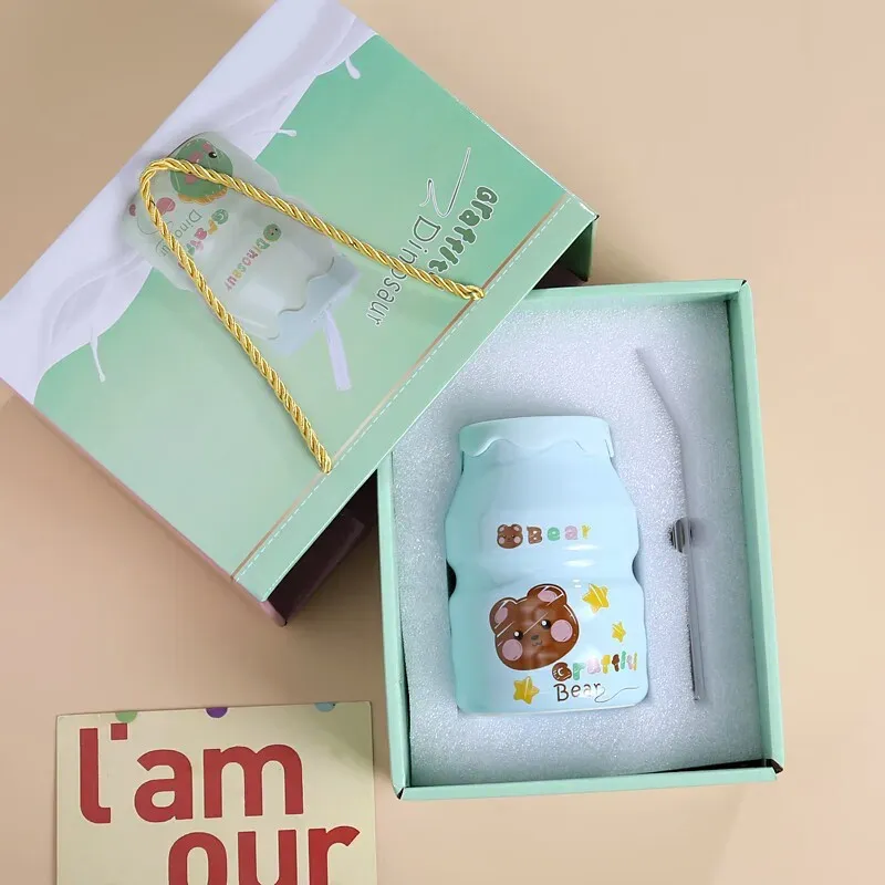 Baby blue gift box