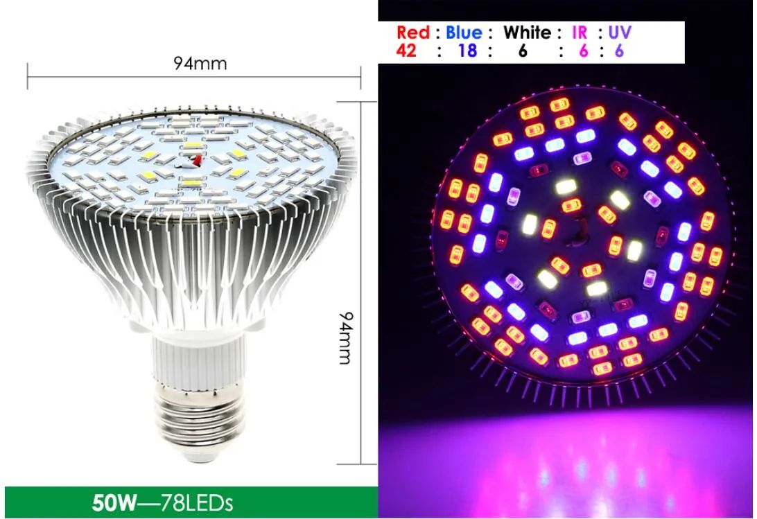 50W 78LEDs