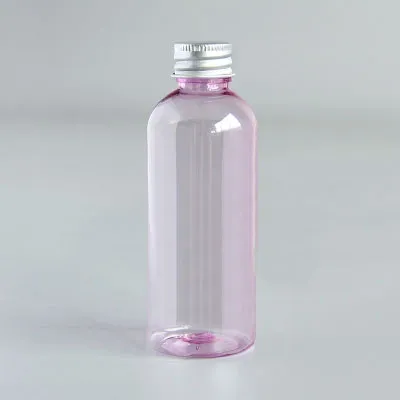 plastic roze fles