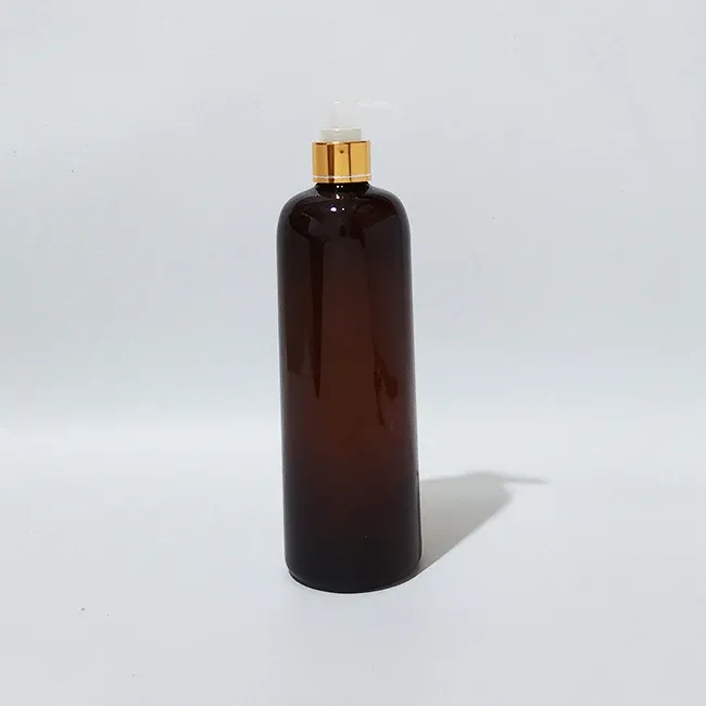 500 ml di plastica marrone oro trasparente