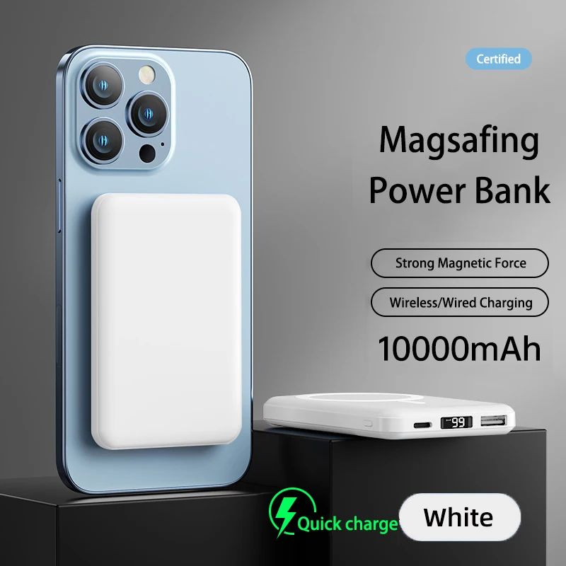 Color:White 10000mah