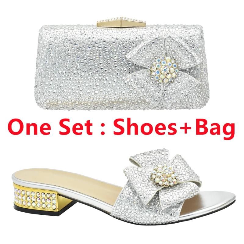 Silver Shose and Bag