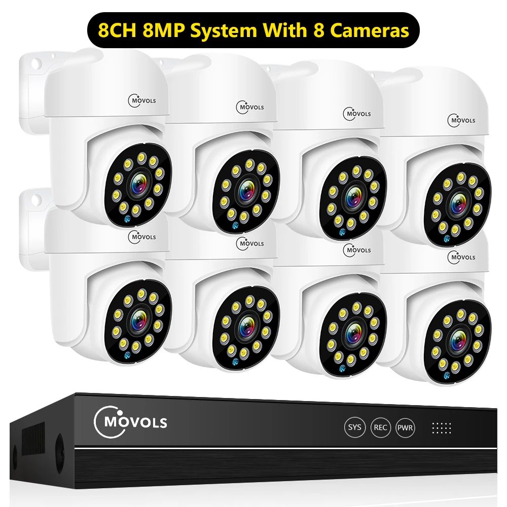 Size:2TColor:8CH 8MP With 8 Cam