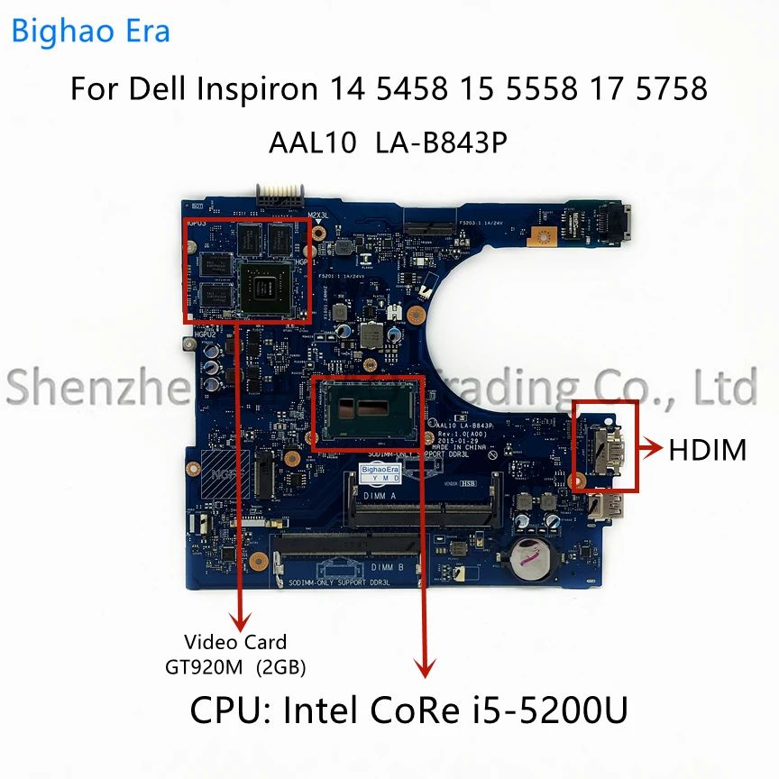 Конфигурация: I5-5200U GT920M 2GB