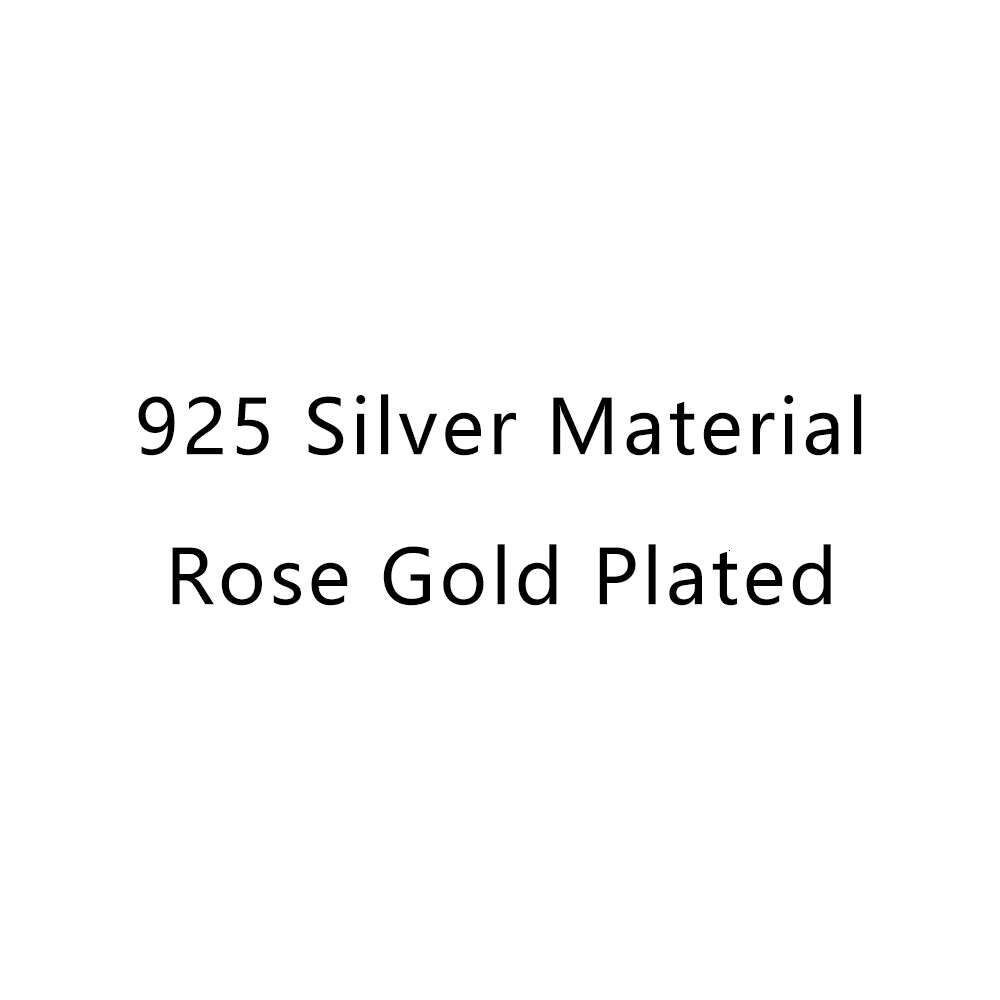 Argento - rosa oro placcato -48mmx58mm