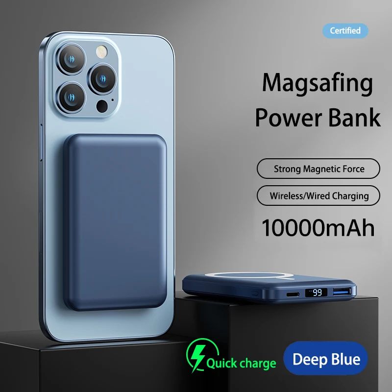 Color:Deep Blue 10000mah