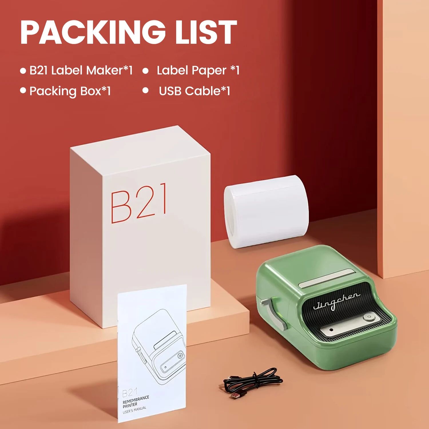 color:B21 Green Printer