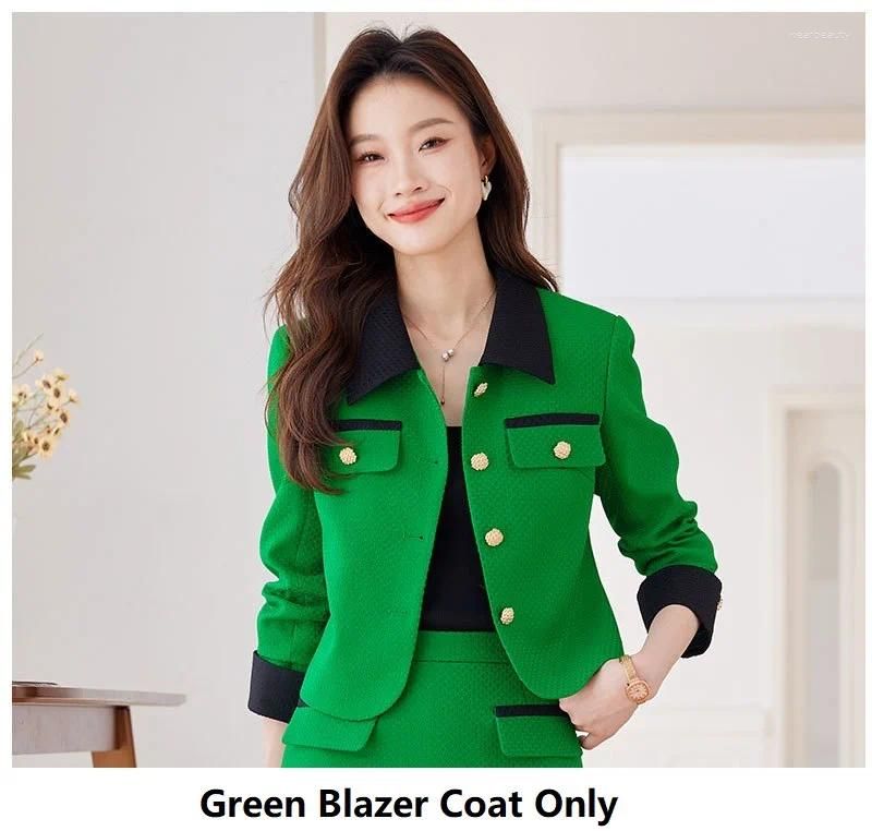 Green Blazer Coat
