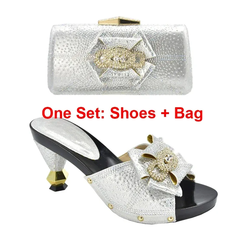 Silver Shoes and Bag