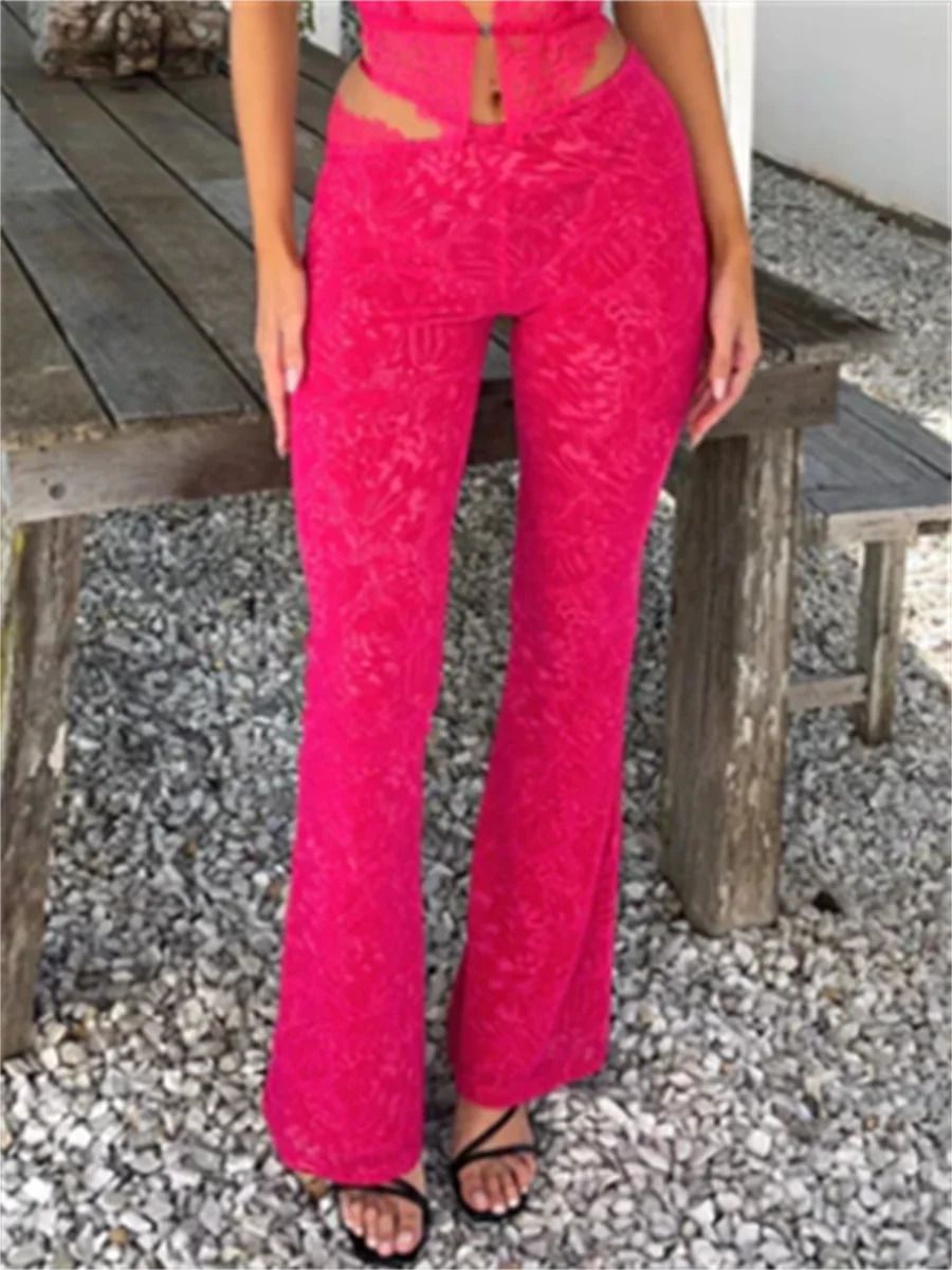 Rose Red Pants