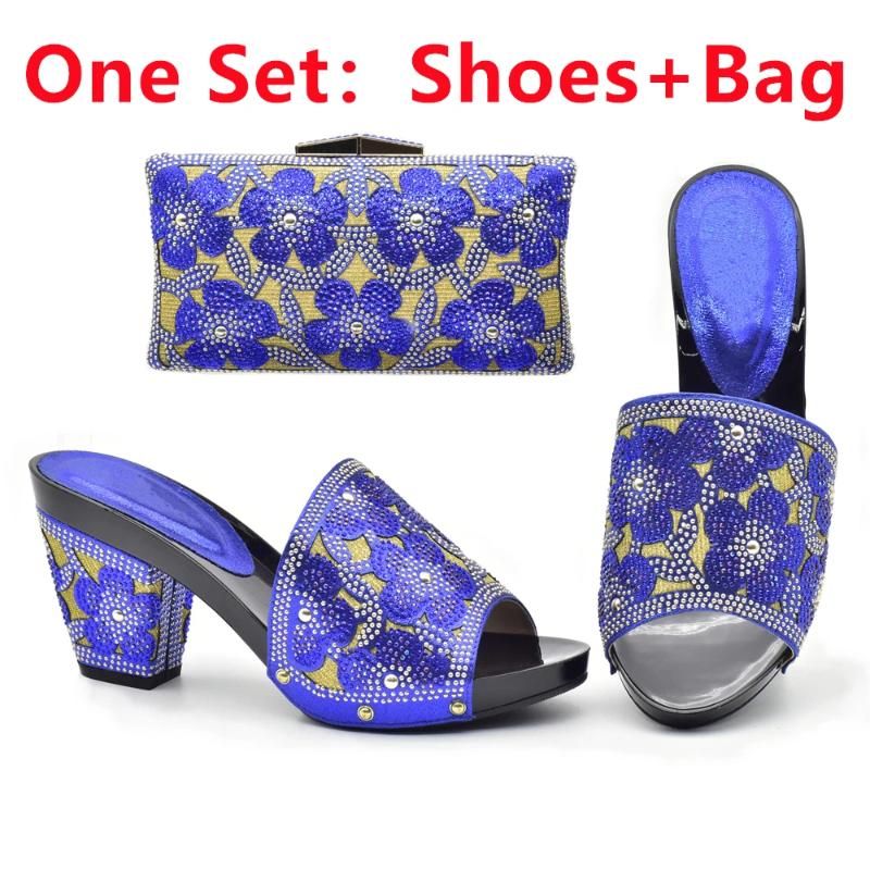 Blue Shoes and Bag