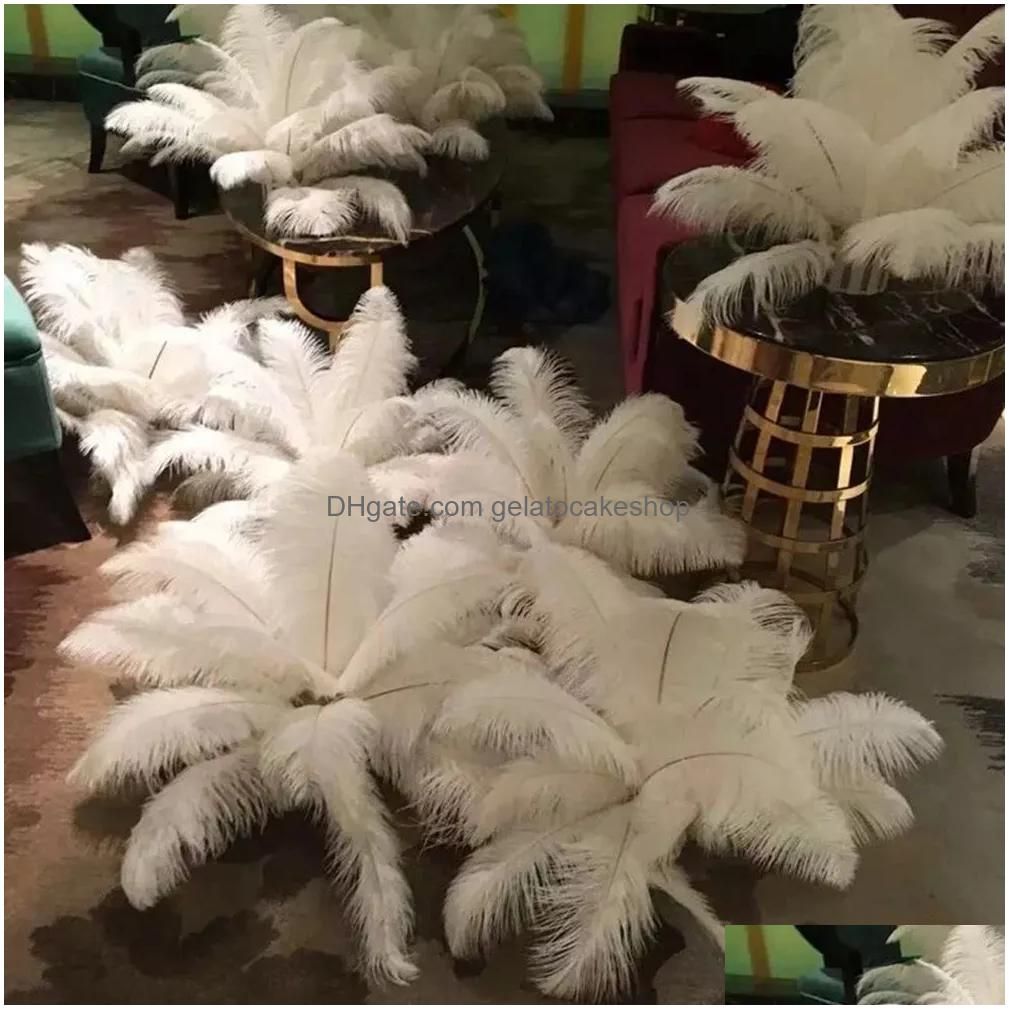 White Ostrich Feather 25-30Cm