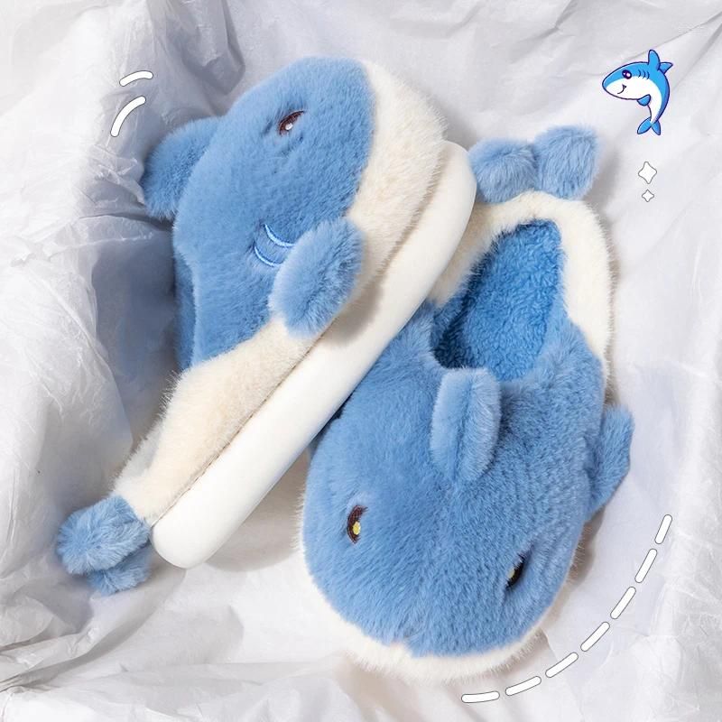 Blue slippers