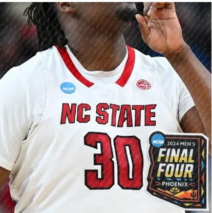 White with 2024 Final Four patch