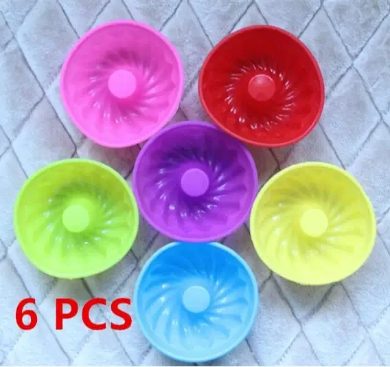 6pcs Round Colour