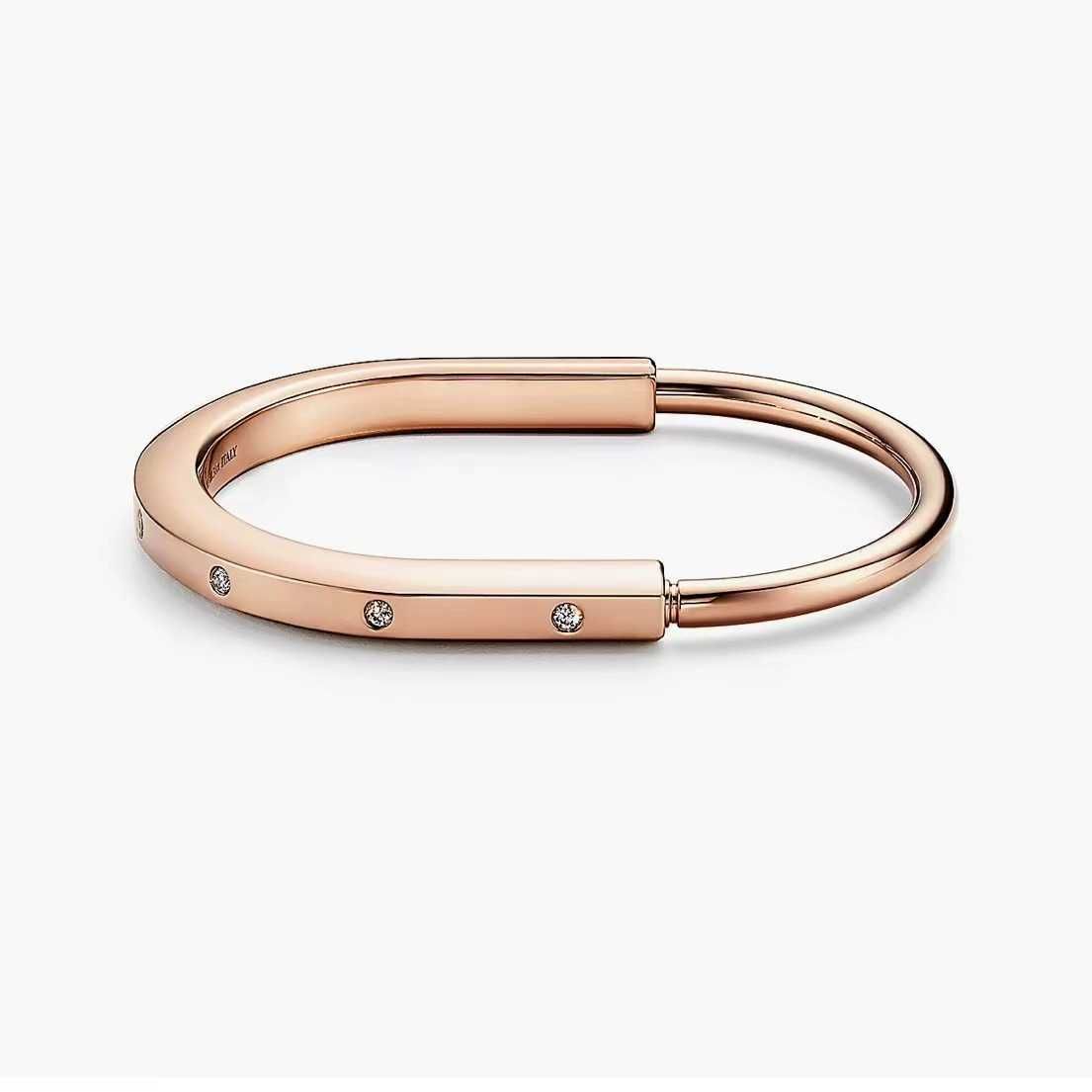 Lock Bracelet Rose Gold (intermediate