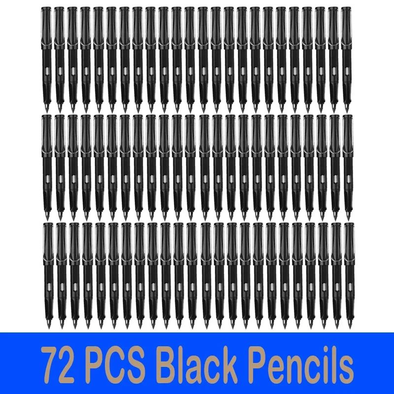 Couleur: 72 pc crayons noirs