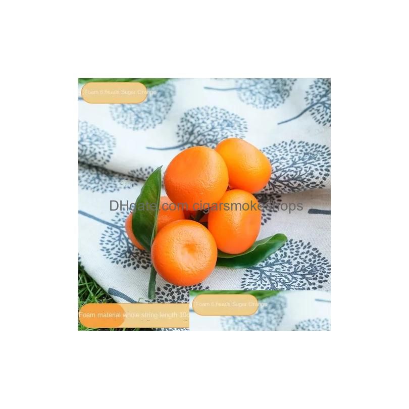 Frutta simulata in schiuma 6 arancione