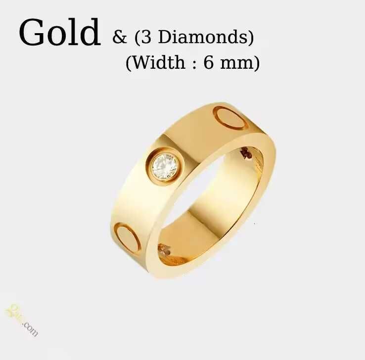 #5-gold (6mm)-3 Diamond