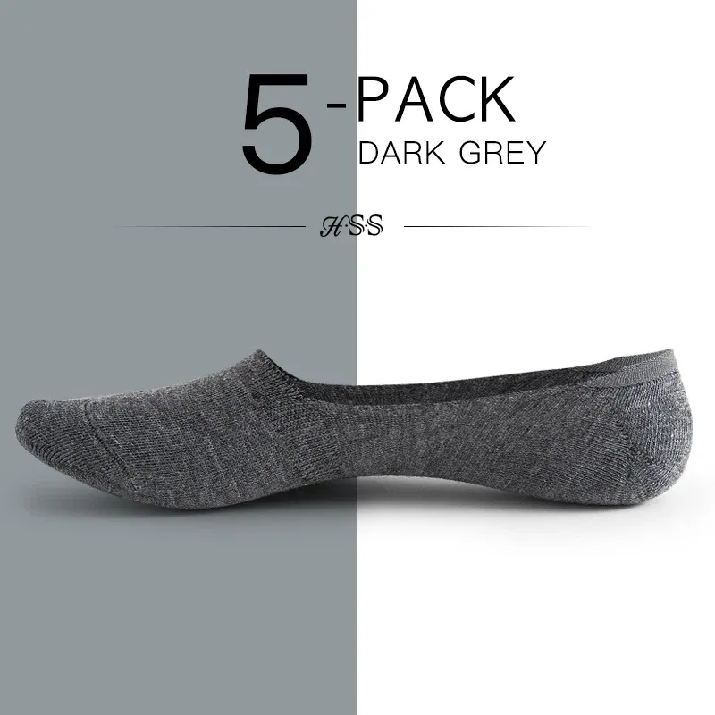 5 Pairs Dark Grey