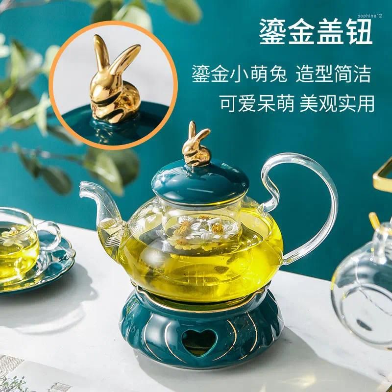 Golden Rabbit Teapot