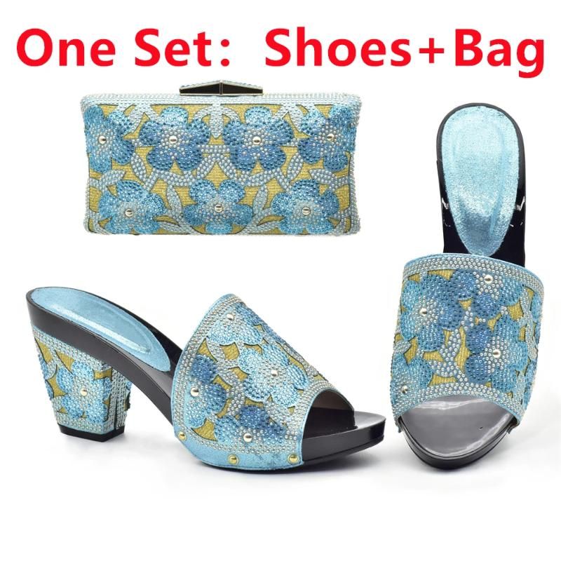 SkyblueShoes and Bag