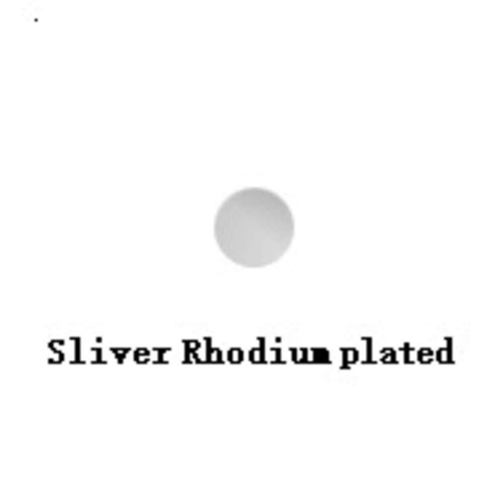 925 cor de prata de prata+1,5 polegadas pend