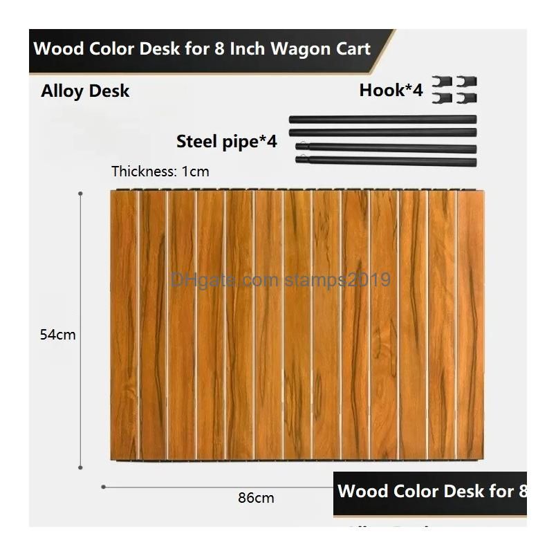 8 Inch Alloy-Wood Color
