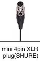 Mini 4pin xlr